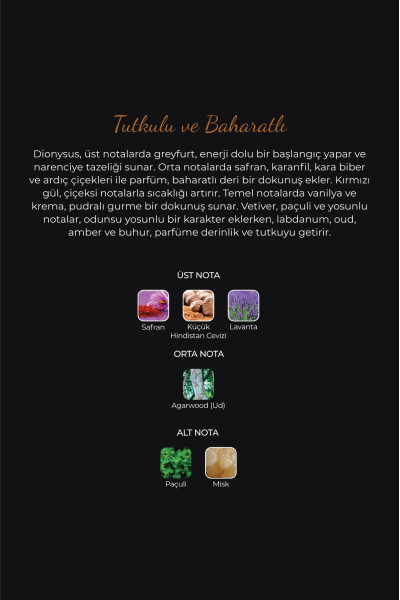 Dionysus EDP Erkek Parfüm, 50ml
